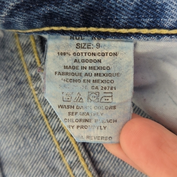 Tommy Hilfiger 2001 Y2K Vintage Medium Wash High Waisted Straight Leg Jeans 9/32 - Picture 9 of 16